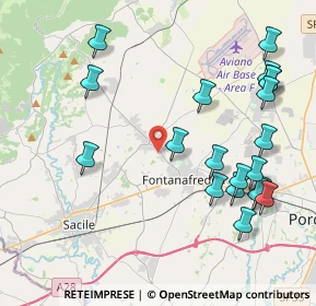 Mappa Via G. Puccini, 33074 Fontanafredda PN, Italia (4.7195)