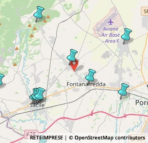 Mappa Via G. Puccini, 33074 Fontanafredda PN, Italia (6.5925)