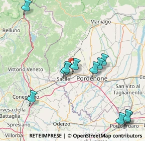 Mappa Via G. Puccini, 33074 Fontanafredda PN, Italia (17.57182)