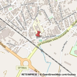 Mappa Via della Roggia, 58, 33044 Manzano, Udine (Friuli-Venezia Giulia)