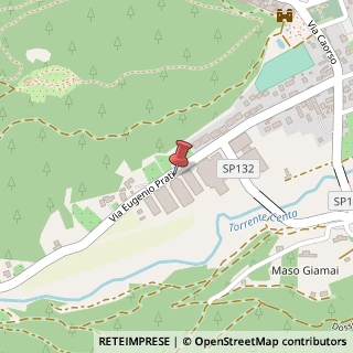 Mappa Via Eugenio Prati, 21/I, 38052 Caldonazzo, Trento (Trentino-Alto Adige)