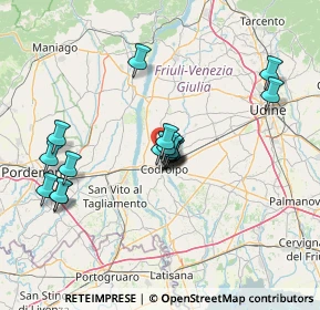 Mappa Via Malosarie, 33033 Codroipo UD, Italia (12.09722)