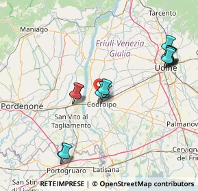 Mappa Via Malosarie, 33033 Codroipo UD, Italia (16.44714)
