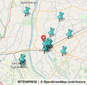 Mappa Via Malosarie, 33033 Codroipo UD, Italia (6.25133)