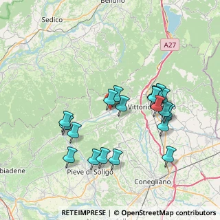 Mappa Vicolo del Pozzo, 31020 Revine Lago TV, Italia (7.3025)