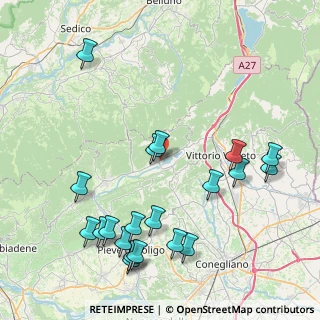 Mappa Vicolo del Pozzo, 31020 Revine Lago TV, Italia (9.6855)