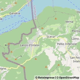 Mappa Lanzo d'Intelvi