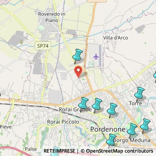 Mappa Via Della Tesa, 33170 Pordenone PN, Italia (3.42636)