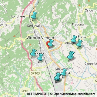 Mappa Via dei Tonet, 31029 Vittorio Veneto TV, Italia (2.26167)