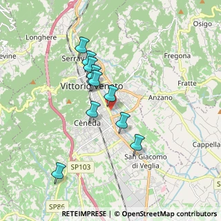 Mappa Via dei Tonet, 31029 Vittorio Veneto TV, Italia (1.50091)