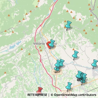 Mappa Via dei Tonet, 31029 Vittorio Veneto TV, Italia (6.12)