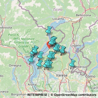 Mappa Via Germignaga, 21010 Re VB, Italia (10.445)