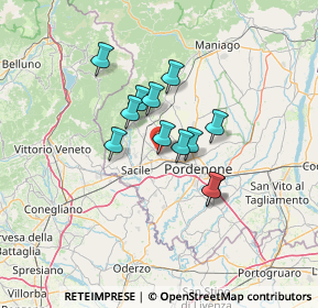 Mappa Via Gortani, 33074 Fontanafredda PN, Italia (9.2825)