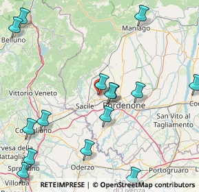 Mappa Via Gortani, 33074 Fontanafredda PN, Italia (20.954)