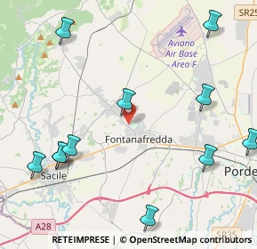 Mappa Via Gortani, 33074 Fontanafredda PN, Italia (5.96308)