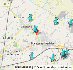 Mappa Via Gortani, 33074 Fontanafredda PN, Italia (3.20071)