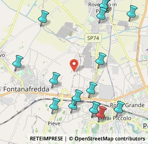 Mappa Via Pietro Zorutti, 33074 Porcia PN, Italia (2.57438)