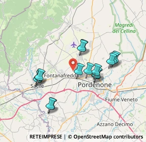 Mappa Via Pietro Zorutti, 33074 Porcia PN, Italia (6.442)