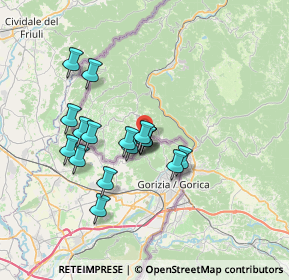 Mappa Loc, 34070 San Floriano del Collio GO, Italia (5.82529)