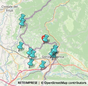 Mappa Loc, 34070 San Floriano del Collio GO, Italia (7.30167)