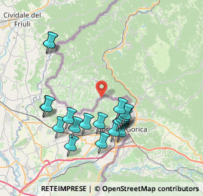 Mappa Loc, 34070 San Floriano del Collio GO, Italia (7.39947)