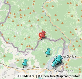Mappa Localita' Sovenza, 34070 San Floriano del Collio GO, Italia (5.37727)