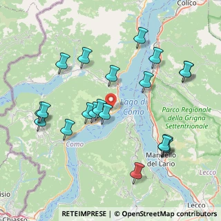 Mappa Via Ugo Ricci, 22016 Tremezzina CO, Italia (8.48)