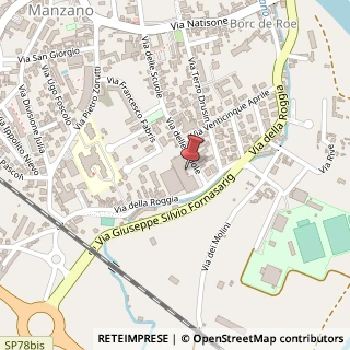 Mappa Via delle Scuole, 30, 33044 Manzano, Udine (Friuli-Venezia Giulia)