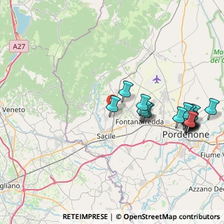 Mappa Via Bodegan, 33074 Fontanafredda PN, Italia (9.13053)