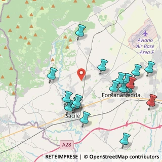 Mappa Via Bodegan, 33074 Fontanafredda PN, Italia (4.5935)