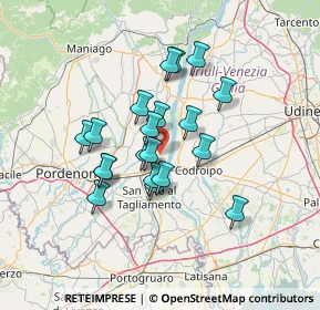 Mappa Via Pozzo Dipinto, 33098 Valvasone PN, Italia (10.646)