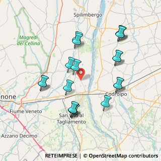 Mappa Via Pozzo Dipinto, 33098 Valvasone PN, Italia (7.73278)