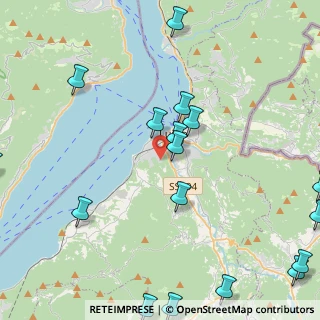 Mappa Via Cazzane, 21010 Germignaga VA, Italia (6.05722)