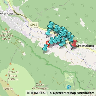 Mappa Via Varca, 23819 Primaluna LC, Italia (0.65417)