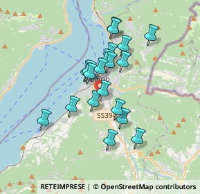 Mappa Via Giuseppe Verdi, 21010 Germignaga VA, Italia (2.825)