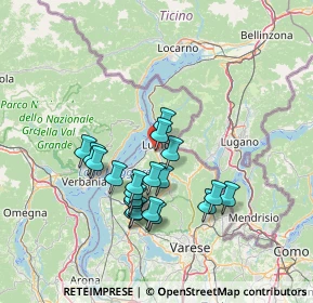 Mappa Via Giuseppe Verdi, 21010 Germignaga VA, Italia (12.4005)