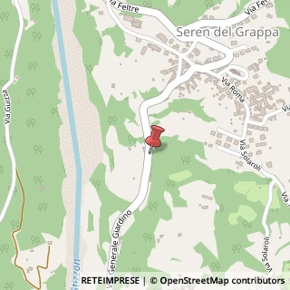 Mappa Via Generale Giardino, 19, 32030 Seren del Grappa, Belluno (Veneto)