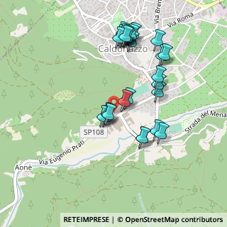 Mappa Via Eugenio Prati, 38052 Caldonazzo TN, Italia (0.45926)