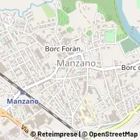Hartă Manzano