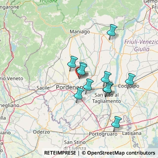 Mappa Via Vittorio Veneto, 33084 Cordenons PN, Italia (12.01455)