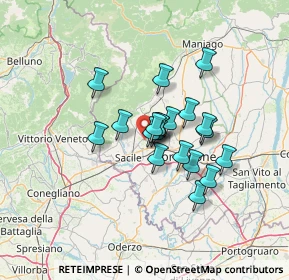 Mappa Via Antonio Canova, 33074 Fontanafredda PN, Italia (9.4765)