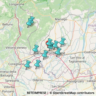 Mappa Via Antonini, 33074 Fontanafredda PN, Italia (11.35545)