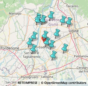 Mappa Via S. Daniele, 33033 Codroipo UD, Italia (11.515)