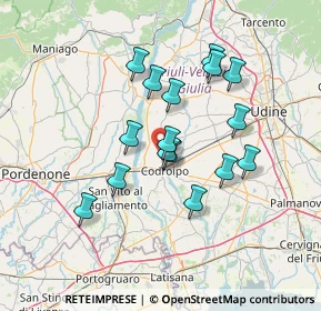 Mappa Via S. Daniele, 33033 Codroipo UD, Italia (11.80563)