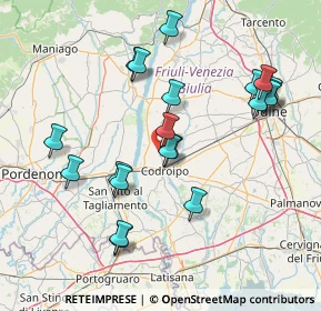 Mappa Via S. Daniele, 33033 Codroipo UD, Italia (15.512)