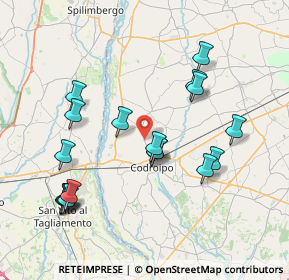 Mappa Via S. Daniele, 33033 Codroipo UD, Italia (7.94722)