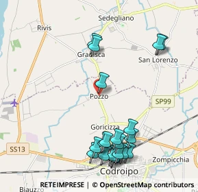 Mappa Via S. Daniele, 33033 Codroipo UD, Italia (2.334)