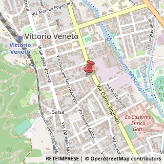 Mappa Via Leonardo da Vinci, 39, 31029 Vittorio Veneto, Treviso (Veneto)