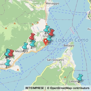 Mappa Statale Regina Km 28, 22016 Tremezzina CO, Italia (2.45923)