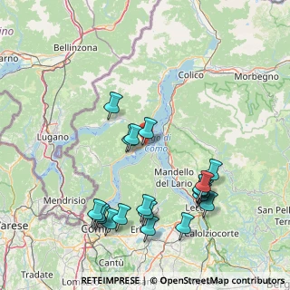 Mappa Statale Regina Km 28, 22016 Tremezzina CO, Italia (17.6325)